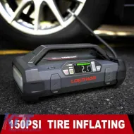 Car Booster, Powerbank, Compressor 150PSI, Led Light 4 in 1 Lokithor JA301 12 Volt 2000A-image-6301847