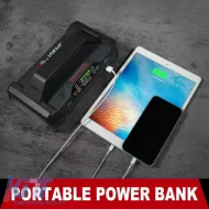 Car Booster, Powerbank, Compressor 150PSI, Led Light 4 in 1 Lokithor JA301 12 Volt 2000A-image-6301848
