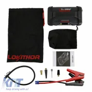 Car Booster, Powerbank, Compressor 150PSI, Led Light 4 in 1 Lokithor JA301 12 Volt 2000A-image-6301853