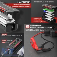 Car Booster, Powerbank, Led Light 3 in 1 Lokithor J1500 12 Volt 1500A-image-6309437