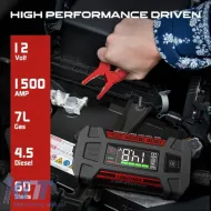 Car Booster, Powerbank, Led Light 3 in 1 Lokithor J1500 12 Volt 1500A-image-6309439