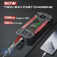 Car Booster, Powerbank, Led Light 3 in 1 Lokithor J1500 12 Volt 1500A-image-6309442