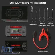 Car Booster, Powerbank, Led Light 3 in 1 Lokithor J1500 12 Volt 1500A-image-6310453