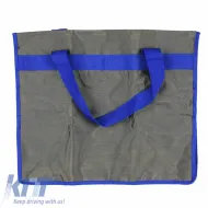 Car Boot Organizer & Shopping Bag Gray / Blue 38x20x31cm-image-6304676