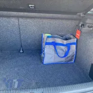 Car Boot Organizer & Shopping Bag Gray / Blue 38x20x31cm-image-6304677