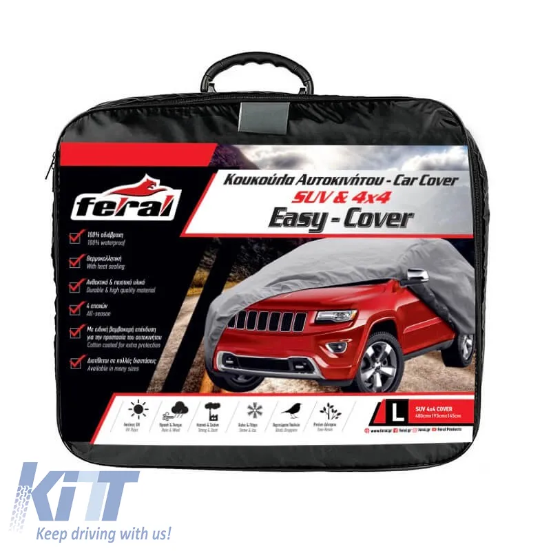 Car Cover Feral "Premium" suitable for Jeep / SUV Large 480x193x145cm