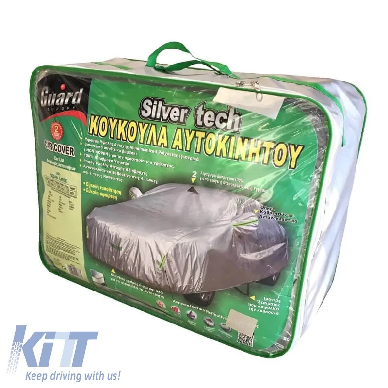 Car Cover Guard "SilverTech" Sedan Large 452x150x127cm