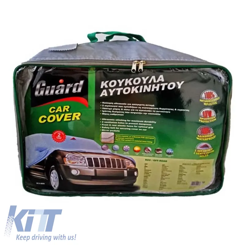 Car Cover Guard suitable for Jeep / SUV Large 483cm x 163cm x 137cm