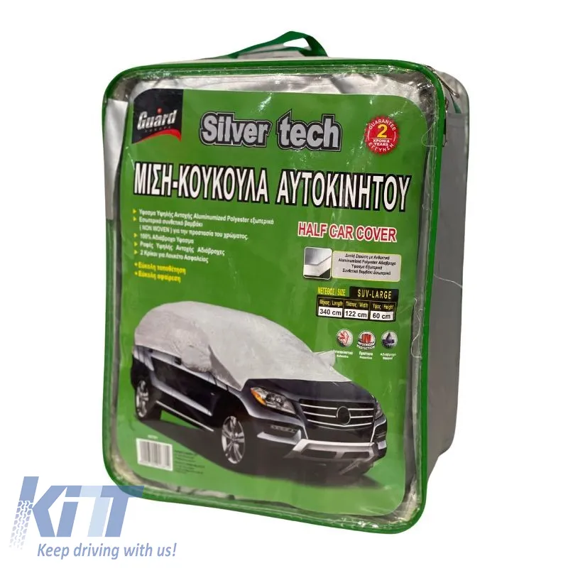 Car Cover Half Guard suitable for Jeep Large 340x122x60cm