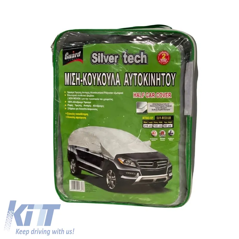 Car Cover Half Guard suitable for Jeep Medium 315x122x60cm