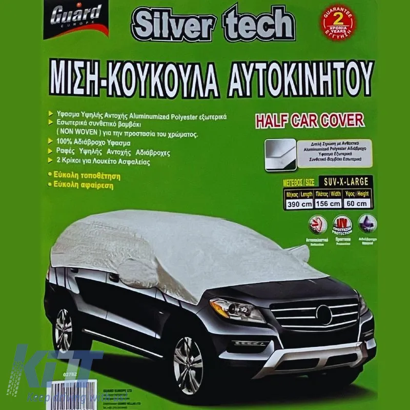 Car Cover Half Guard suitable for Jeep X-Large 390x156x60cm