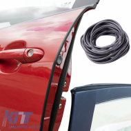 Car Door Trim Protector Black Sink With Double Sided Tape 5mm x 5mm x 15 Meters - CGRDMAR6038632