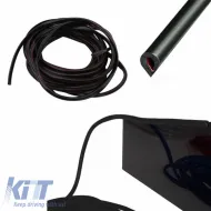 Car Door Trim Protector Black Sink With Double Sided Tape 5mm x 5mm x 15 Meters-image-6312395