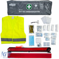 Car first aid kit 3 in 1 set DIN 13164 + safety vest + warning triangle - ODSEF6015150