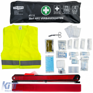 image-20-Car first aid kit 3-in-1 set first aid DIN 13164 + safety vest + warning triangle