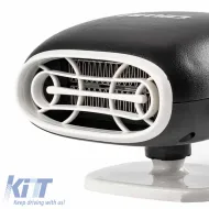 Car Heater / Defroster Plug In Lighter 12 Volt 150 Watt 13 Amper Black / White Color Amio 02900, CH-09-image-6306192
