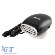 Car Heater / Defroster Plug In Lighter 12 Volt 150 Watt 13 Amper Black / White Color Amio 02900, CH-09-image-6306193