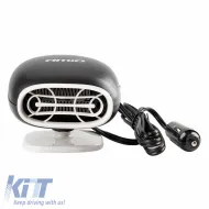 Car Heater / Defroster Plug In Lighter 12 Volt 150 Watt 13 Amper Black / White Color Amio 02900, CH-09-image-6306195