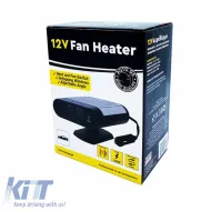 Car Heater / Defroster Plug In Lighter 12 Volt 150 Watt Black/Grey Color 15273-image-6306429