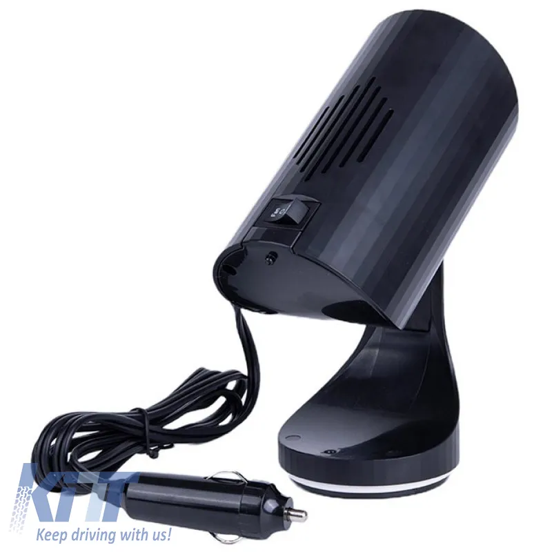 Car Heater / Defroster Plug In Lighter Tube 12 Volt 150 Watt Black Color