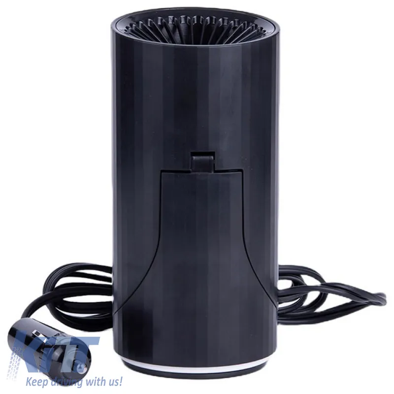 Car Heater / Defroster Plug In Lighter Tube 12 Volt 150 Watt Black Color