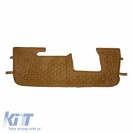 Car Mats 3D from Rubber suitable for Audi Q7 4L 06-15 7 Seats ''Star Diamond'' 5 Pcs Beige-image-6307585