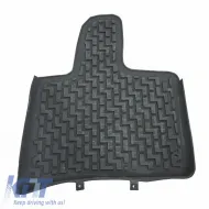Car Mats 3D from Rubber suitable for Audi Q7 4L 06-15 7 Seats ''Star Diamond'' 5 Pcs Grey-image-6308619
