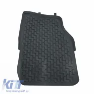 Car Mats 3D from Rubber suitable for Audi Q7 4L 06-15 7 Seats ''Star Diamond'' 5 Pcs Grey-image-6308621