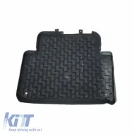 Car Mats 3D from Rubber suitable for Audi Q7 4L 06-15 7 Seats ''Star Diamond'' 5 Pcs Grey-image-6308622