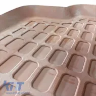 Car Mats 3D from Rubber suitable for BMW 1 E81, E87 04-11 ''Star Diamond'' 4 Pcs Beige-image-6308652