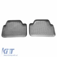 Car Mats 3D from Rubber suitable for BMW 1 E81, E87 04-11 ''Star Diamond'' 4 Pcs Grey-image-6308757