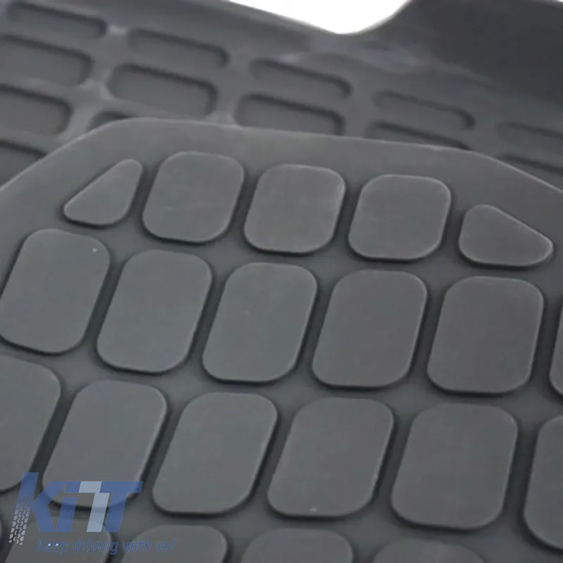 Car Mats 3D from Rubber suitable for BMW X5 E70 07-13, F15 13-18 / X6 E71 07-13, F16 15-19 ''Star Diamond'' 3 Pcs Grey