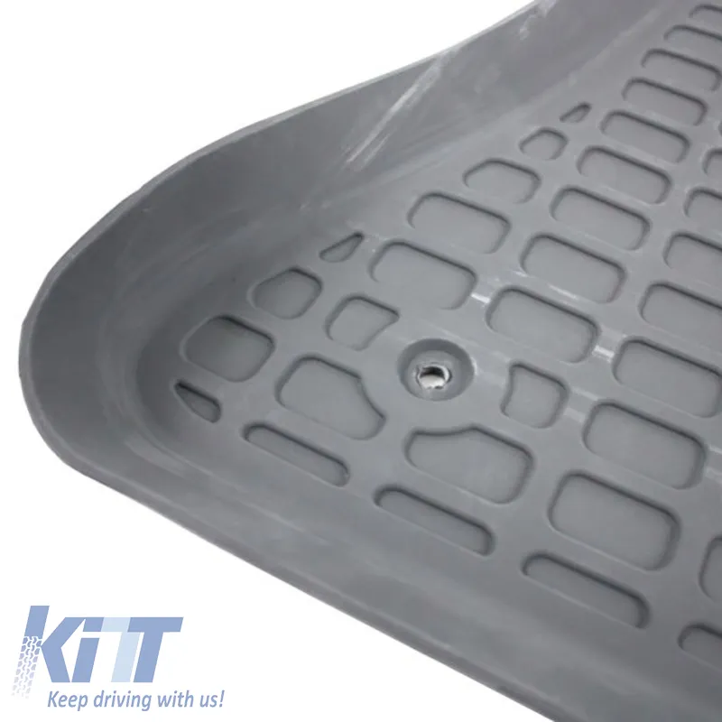 Car Mats 3D from Rubber suitable for BMW X5 E70 07-13, F15 13-18 / X6 E71 07-13, F16 15-19 ''Star Diamond'' 3 Pcs Grey