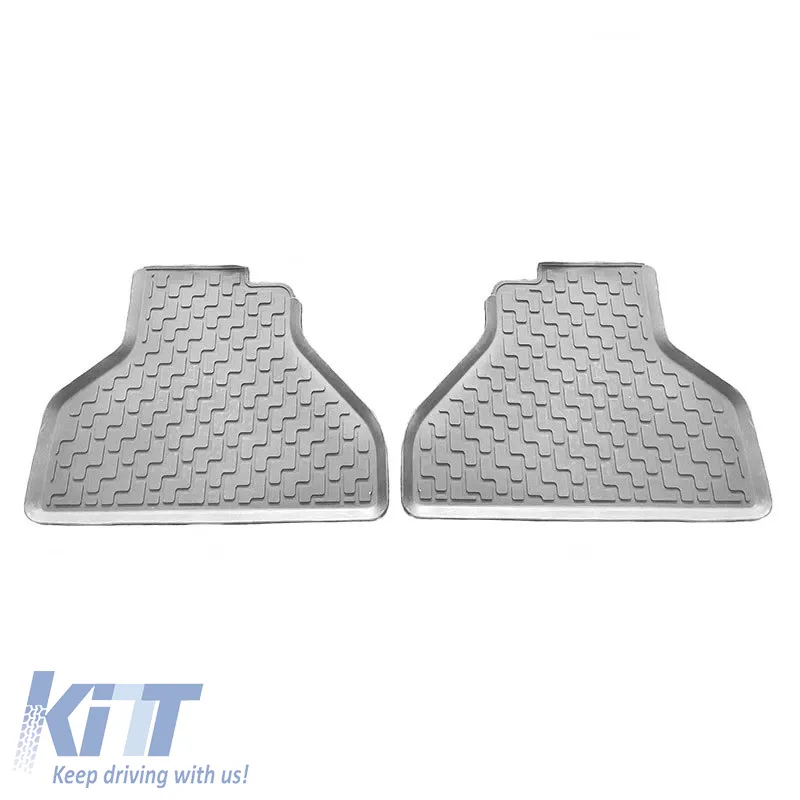 Car Mats 3D from Rubber suitable for BMW X5 E70 07-13 & 7 Seats F15 13-18 / X6 E71 07-13, F16 15-19 "Star Diamond" 6 Pcs Grey
