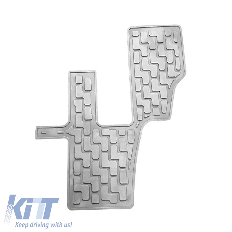 Car Mats 3D from Rubber suitable for BMW X5 E70 07-13 & 7 Seats F15 13-18 / X6 E71 07-13, F16 15-19 "Star Diamond" 6 Pcs Grey