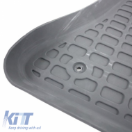 Car Mats 3D from Rubber suitable for BMW X5 E70 07-13, F15 13-18 / X6 E71 07-13, F16 15-19 ''Star Diamond'' 3 Pcs Grey