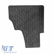 Car Mats 3D from Rubber suitable for BMW X5 E70 07-13 & 7 Seats, F15 13-18 / X6 E71 07-13, F16 15-19 ''Star Diamond'' 6 Pcs Black-image-6308804