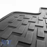 Car Mats 3D from Rubber suitable for Honda CR-V 3 07-13 ''Star Diamond'' 3 Pcs Black-image-6308674