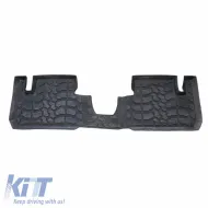 Car Mats 3D from Rubber suitable for Land Rover Freelander 2 2007-2014 ''Star Diamond'' 3 Pcs Black-image-6307712