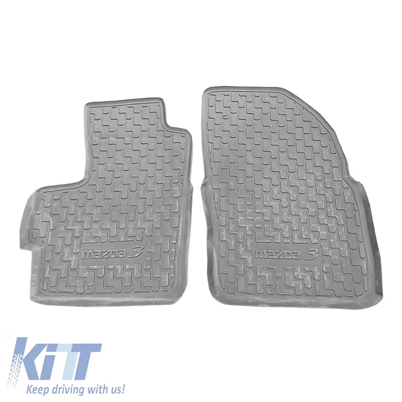Car Mats 3D from Rubber suitable for Mazda 3 03-09 ''Star Diamond'' 4 Pcs Grey
