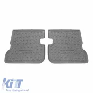 Car Mats 3D from Rubber suitable for Mazda 3 03-09 ''Star Diamond'' 4 Pcs Grey-image-6308849