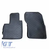 Car Mats 3D from Rubber suitable for Peugeot 4007 2008-2012 / Citroen C-Crosser 2008-2013 / Mitsubishi Outlander 2007-2012 ''Star Diamond'' 3 Pcs Black-image-6307684