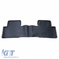 Car Mats 3D from Rubber suitable for Peugeot 4007 2008-2012 / Citroen C-Crosser 2008-2013 / Mitsubishi Outlander 2007-2012 ''Star Diamond'' 3 Pcs Black-image-6307685
