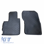 Car Mats 3D from Rubber suitable for Peugeot 4007 2008-2012 / Citroen C-Crosser 2008-2013 / Mitsubishi Outlander 2007-2012 ''Star Diamond'' 3 Pcs Black