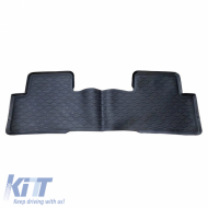 Car Mats 3D from Rubber suitable for Peugeot 4007 2008-2012 / Citroen C-Crosser 2008-2013 / Mitsubishi Outlander 2007-2012 ''Star Diamond'' 3 Pcs Black