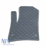 Car Mats 3D from Rubber suitable for Porsche Cayenne 1 (9PA) (02-11) / VW Touareg 1 (7L) (02-10) ''Star Diamond'' 3 Pcs Grey