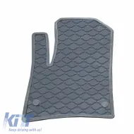 Car Mats 3D from Rubber suitable for Porsche Cayenne 1 (9PA) (02-11) / VW Touareg 1 (7L) (02-10) ''Star Diamond'' 3 Pcs Grey-image-6308708