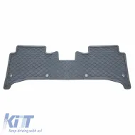 Car Mats 3D from Rubber suitable for Porsche Cayenne 1 (9PA) (02-11) / VW Touareg 1 (7L) (02-10) ''Star Diamond'' 3 Pcs Grey-image-6308711
