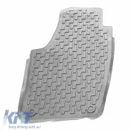 Car Mats 3D from Rubber suitable for Skoda Fabia 2002- / 2007-2014 ''Star Diamond'' 4 Pcs Grey-image-6307899