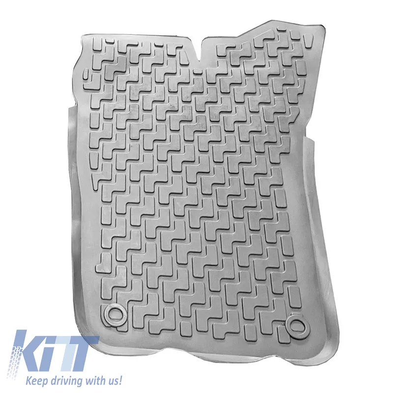 Car Mats 3D from Rubber suitable for Skoda Fabia 2002- / 2007-2014 ''Star Diamond'' 4 Pcs Grey